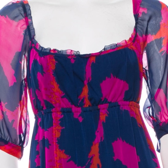 DVF Silk Dress 6 - Picture 4 of 4
